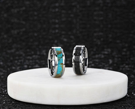 Exotic Inlay Rings