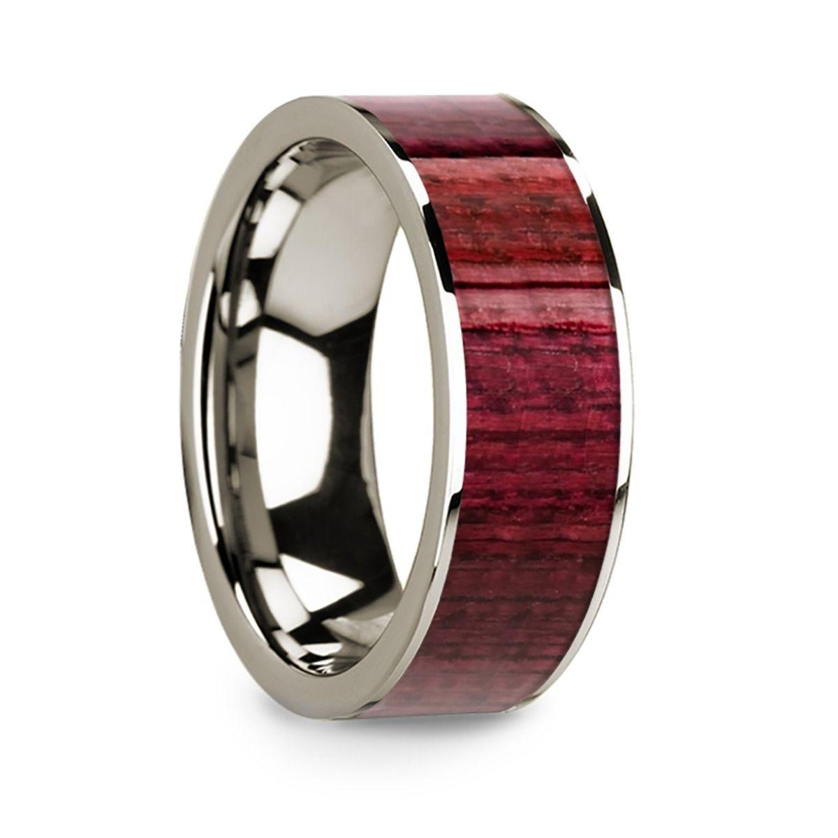 Purpleheart 14k White Gold