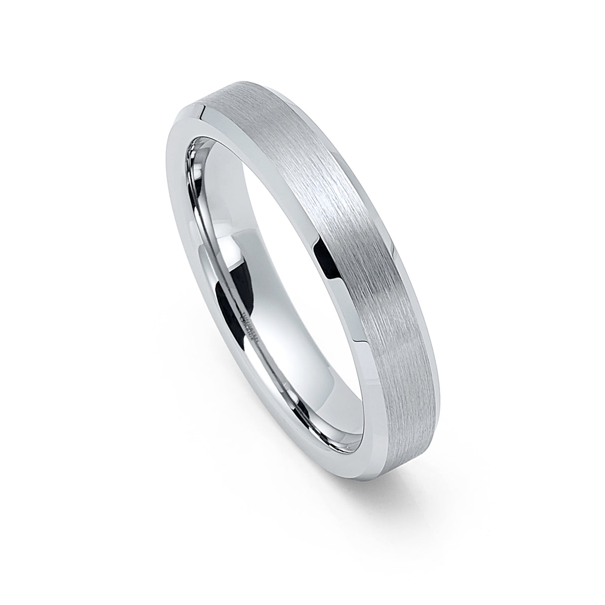 Silver Tungsten Carbide Wedding Band- 4mm,6mm,8mm