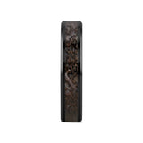 SILURIAN Dinosaur Bone Inlaid Black Ceramic