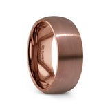 JAVA Domed with Brushed Finish Espresso Tungsten Band - 8mm
