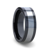 HUSKEY Ceramic ring with Tungsten Inlay