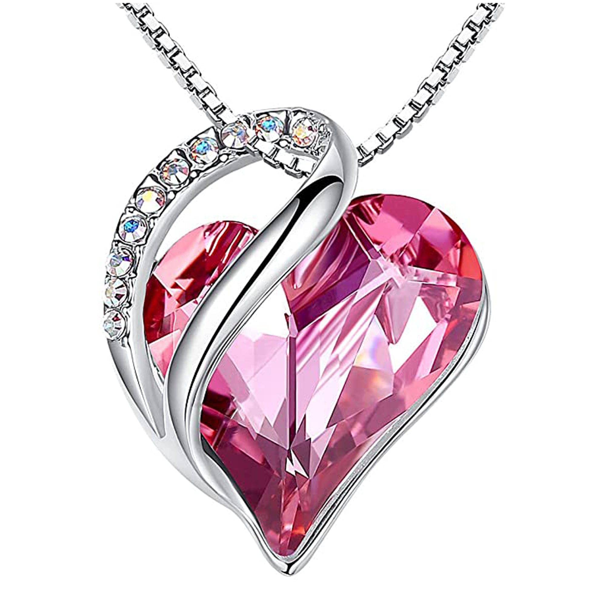 Swarovski Crystal Rose Necklace – Char's Favorite Things