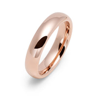 5mm - Rose Gold Tungsten Wedding Band, Rose Gold Tungsten Ring, High Polish