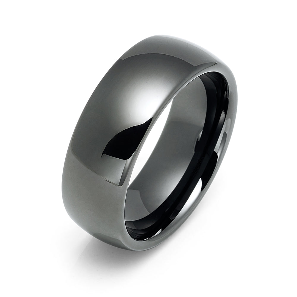 Mens Gunmetal Wedding Bands