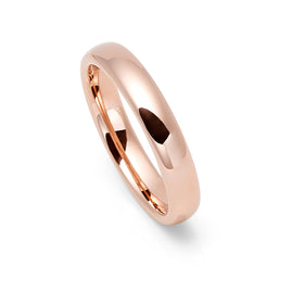 4mm - Rose Gold Tungsten Wedding Band Womens, Rose Gold Tungsten Ring,